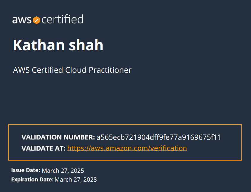 AWS Certified Cloud Practitioner